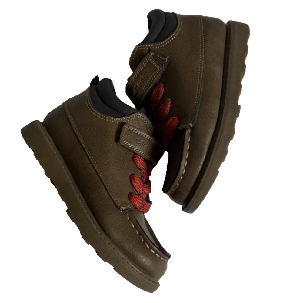 Carter's Norman Toddler Boys Boots Size 10 Brown Fashion Streetwear - NIB